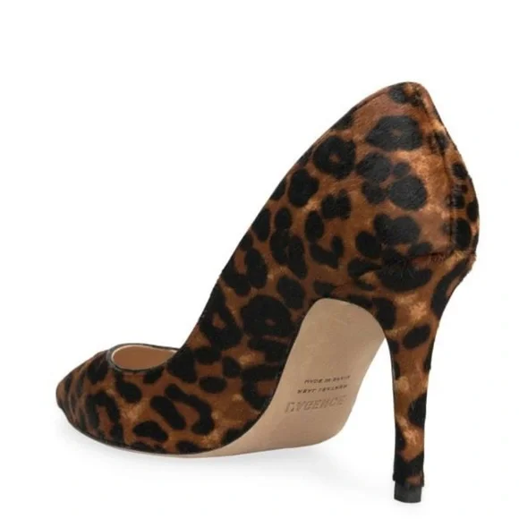 L'AGENCE 🆕 Luxury ‘Eloise II’ Leopard Print Calf Hair Pumps. Size 9.5. 🔥